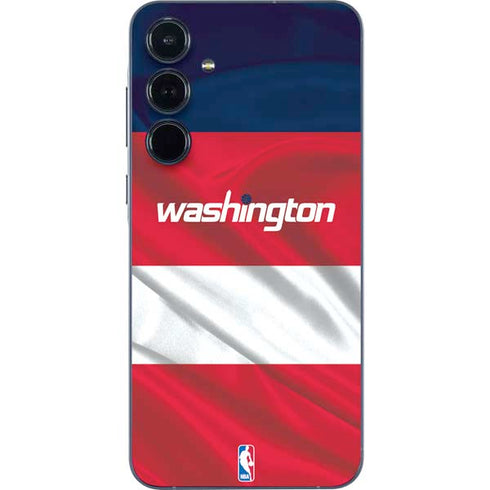 NBA Washington Wizards Away Jersey Galaxy A55 5G Skin