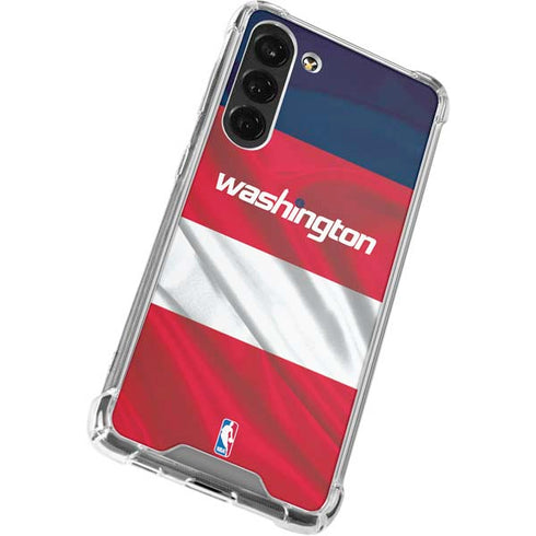 NBA Washington Wizards Away Jersey Galaxy S24 FE Clear Case