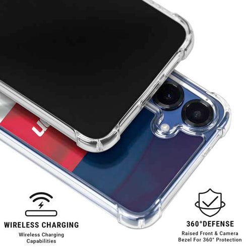 NBA Washington Wizards Away Jersey Galaxy S25 Plus Clear Case
