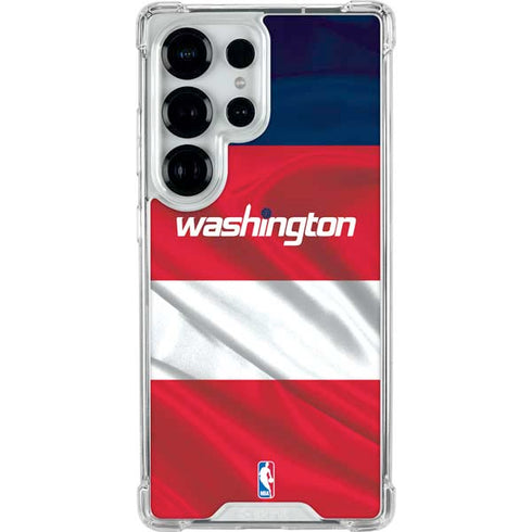 NBA Washington Wizards Away Jersey Galaxy S25 Ultra Clear Case