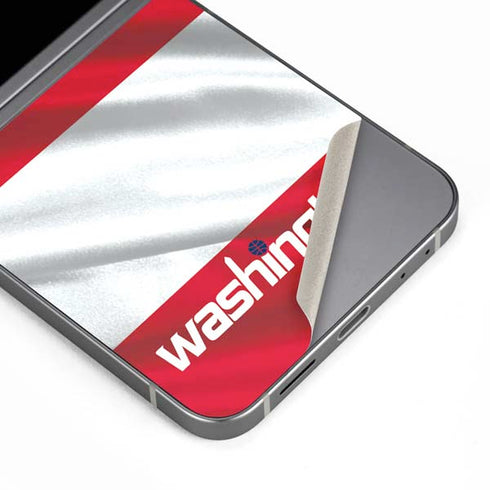 NBA Washington Wizards Away Jersey Galaxy Z Flip6 Skin