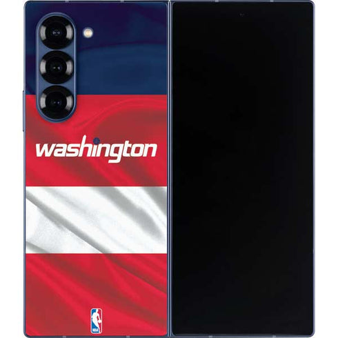 NBA Washington Wizards Away Jersey Galaxy Z Fold6 Skin