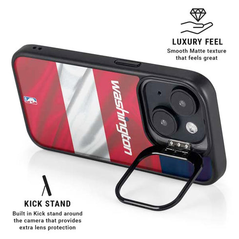 NBA Washington Wizards Away Jersey iPhone 15 Plus Kickstand Case