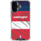 NBA Washington Wizards Away Jersey iPhone 16 Plus Clear Case
