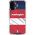 NBA Washington Wizards Away Jersey iPhone 16 Plus Clear Case