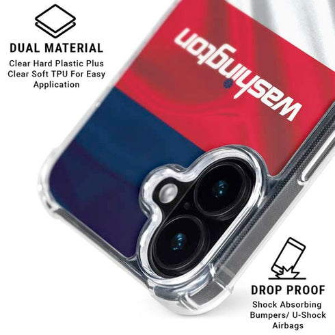 NBA Washington Wizards Away Jersey iPhone 17 Clear Case