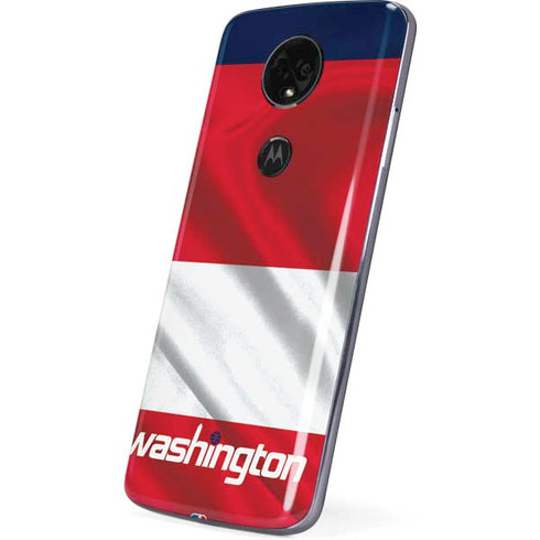 NBA Washington Wizards Away Jersey Moto E5 Plus Skin