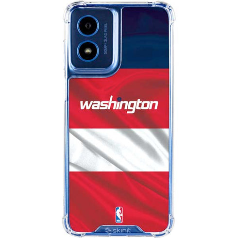 NBA Washington Wizards Away Jersey Moto G 5G (2024) Clear Case