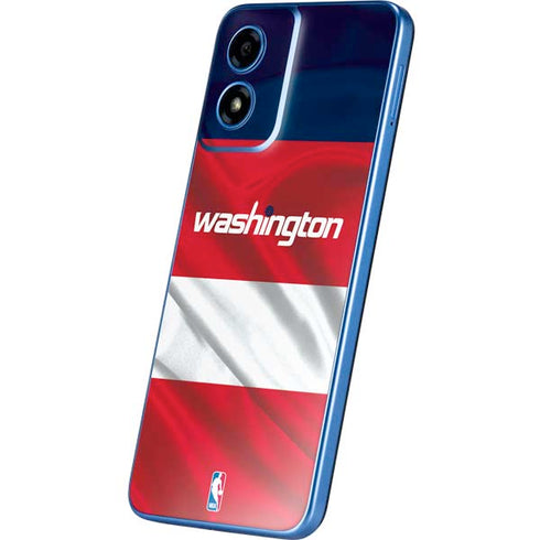 NBA Washington Wizards Away Jersey Moto G Play 4G (2024) Skin