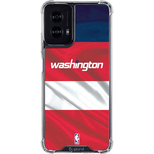 NBA Washington Wizards Away Jersey Moto G Power 5G (2024) Clear Case