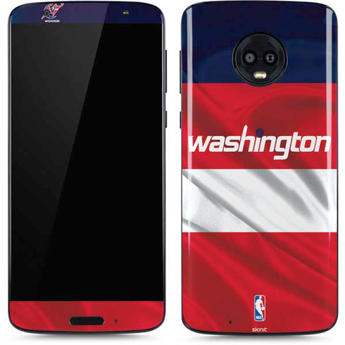 NBA Washington Wizards Away Jersey Moto G6 Skin