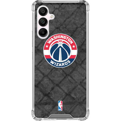 NBA Washington Wizards Black Rust Galaxy A16 5G Clear Case