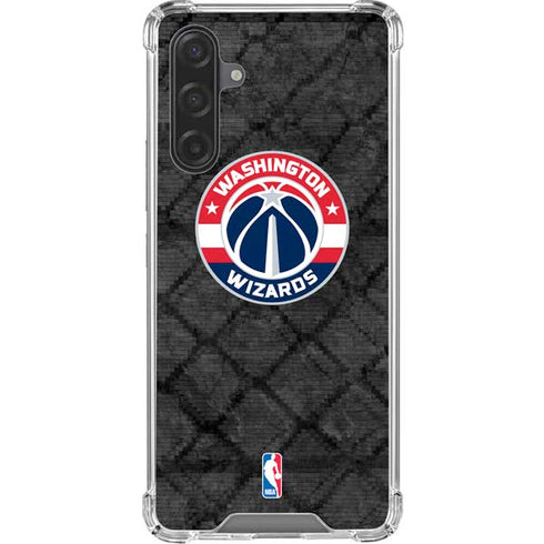 NBA Washington Wizards Black Rust Galaxy A17 Clear Case