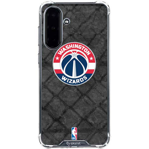 NBA Washington Wizards Black Rust Galaxy A36 5G Clear Case