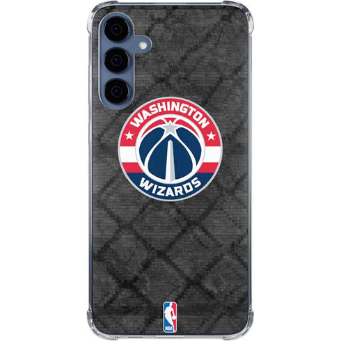 NBA Washington Wizards Black Rust Galaxy A55 5G Clear Case