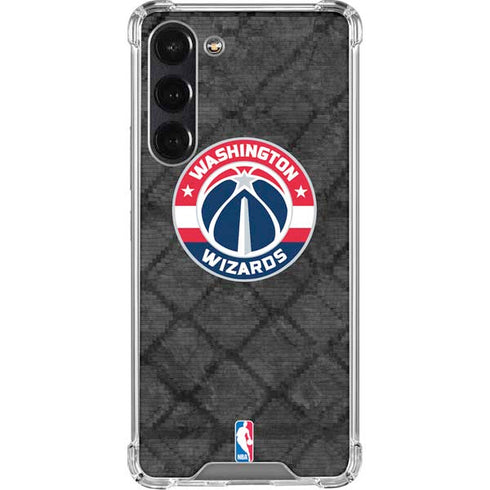 NBA Washington Wizards Black Rust Galaxy S24 FE Clear Case