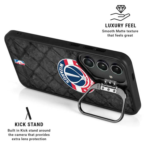 NBA Washington Wizards Black Rust Galaxy S25 Kickstand Case