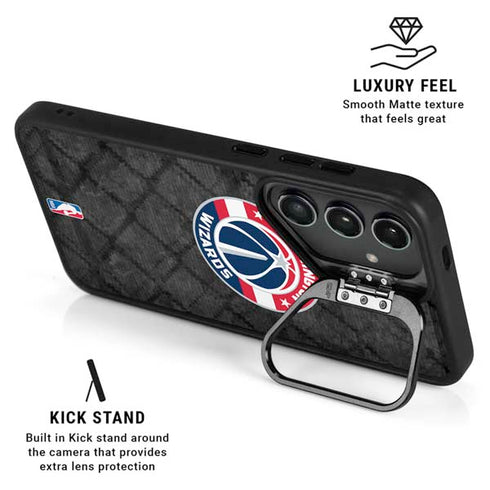 NBA Washington Wizards Black Rust Galaxy S24 Ultra Kickstand Case