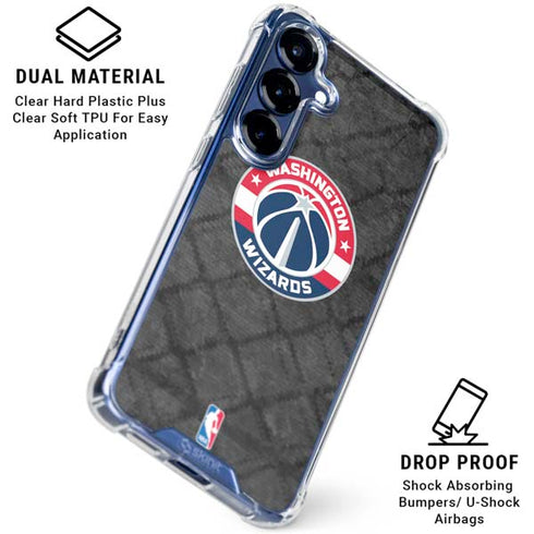 NBA Washington Wizards Black Rust Galaxy S25 Plus Clear Case