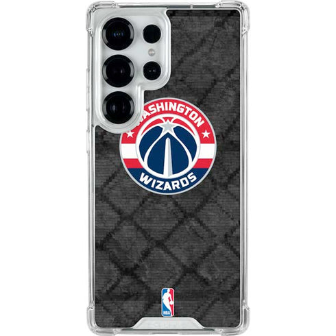 NBA Washington Wizards Black Rust Galaxy S25 Ultra Clear Case