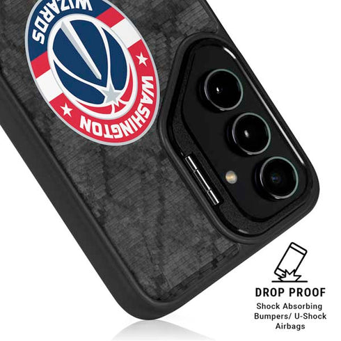 NBA Washington Wizards Black Rust Galaxy S26 Kickstand Case