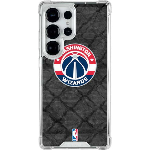 NBA Washington Wizards Black Rust Galaxy S26 Ultra Clear Case