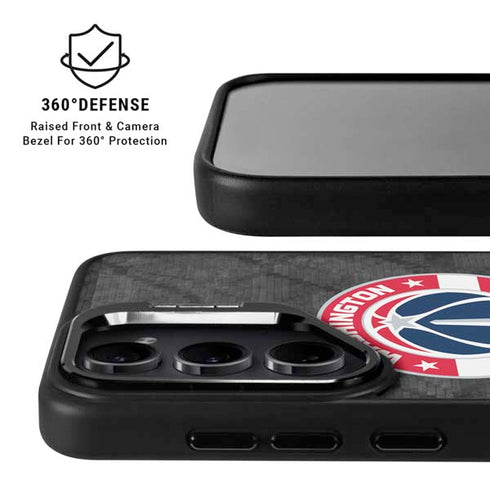 NBA Washington Wizards Black Rust Galaxy S26 Ultra Kickstand Case