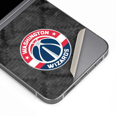 NBA Washington Wizards Black Rust Galaxy Z Flip6 Skin
