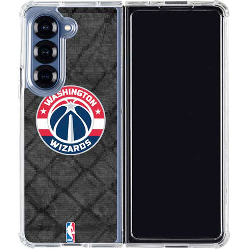 NBA Washington Wizards Black Rust Galaxy Z Fold6 Clear Case