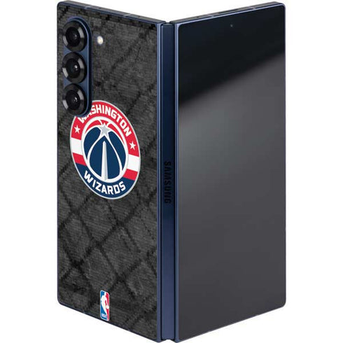 NBA Washington Wizards Black Rust Galaxy Z Fold6 Skin