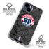 NBA Washington Wizards Black Rust iPhone 15 Clear Case
