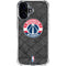 NBA Washington Wizards Black Rust iPhone 16 Plus Clear Case