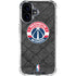 NBA Washington Wizards Black Rust iPhone 16 Plus Clear Case
