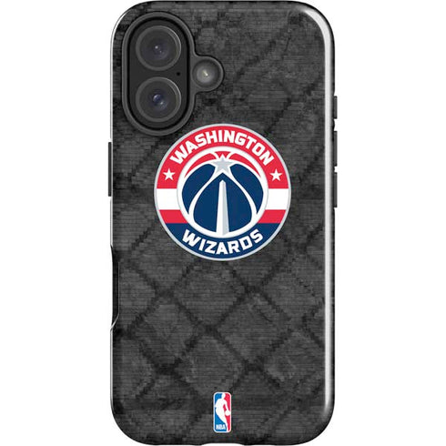 NBA Washington Wizards Black Rust iPhone 16 Plus Impact Case