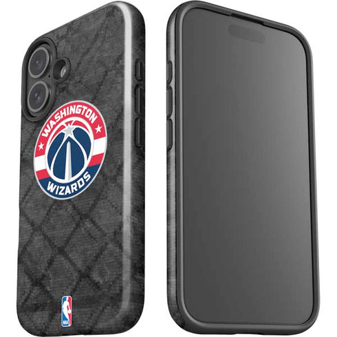 NBA Washington Wizards Black Rust iPhone 16 Plus Impact Case