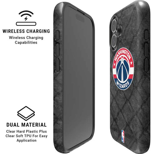NBA Washington Wizards Black Rust iPhone 16 Plus Magsafe Impact Case