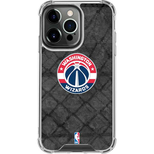 NBA Washington Wizards Black Rust iPhone 16 Pro Clear Case