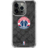 NBA Washington Wizards Black Rust iPhone 16 Pro Clear Case