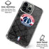 NBA Washington Wizards Black Rust iPhone 16 Pro Clear Case