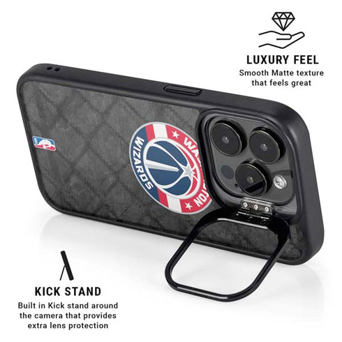 NBA Washington Wizards Black Rust iPhone 16 Pro Kickstand Case