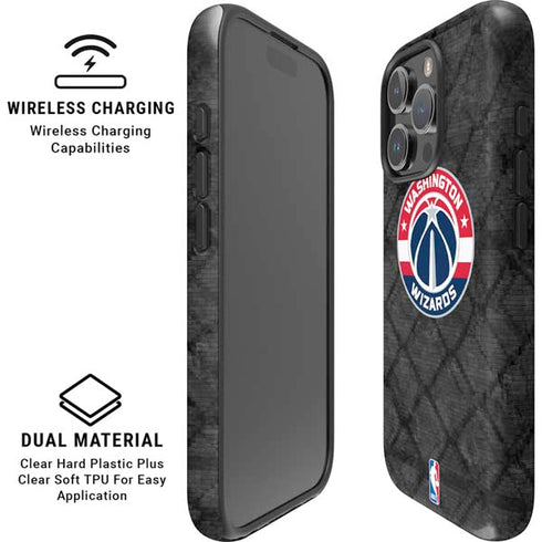 NBA Washington Wizards Black Rust iPhone 16 Pro Magsafe Impact Case