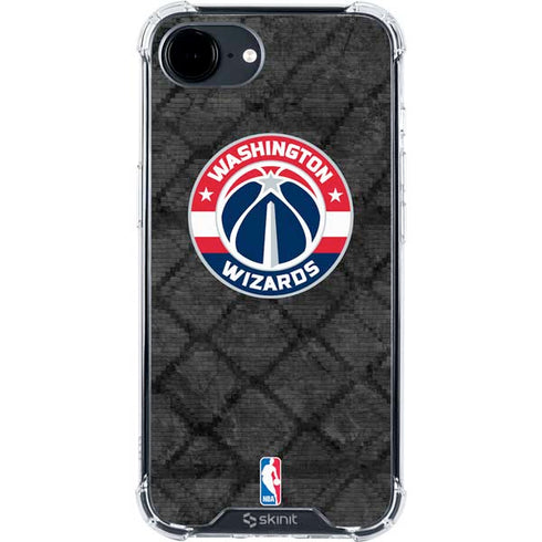 NBA Washington Wizards Black Rust iPhone 16e Clear Case
