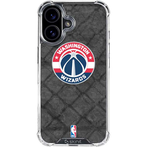 NBA Washington Wizards Black Rust iPhone 17 Clear Case