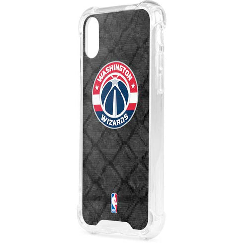 NBA Washington Wizards Black Rust iPhone XS Clear Case