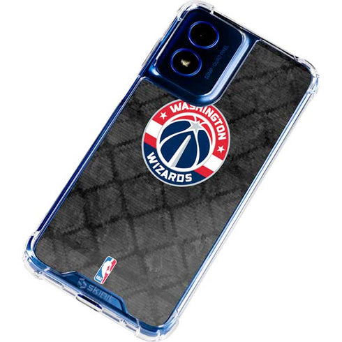 NBA Washington Wizards Black Rust Moto G 5G (2024) Clear Case