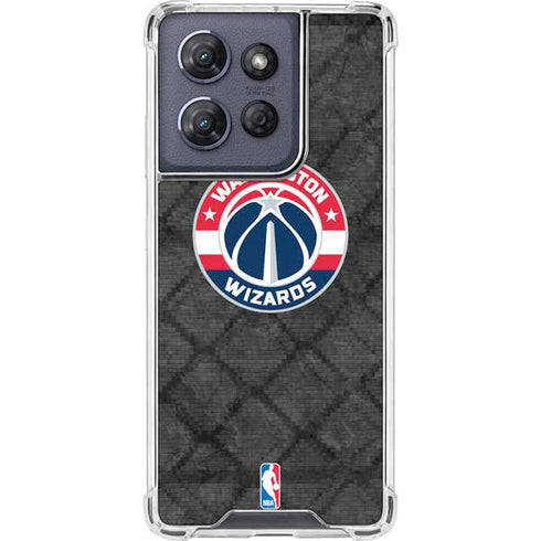 NBA Washington Wizards Black Rust Moto G Power 5G (2025) Clear Case