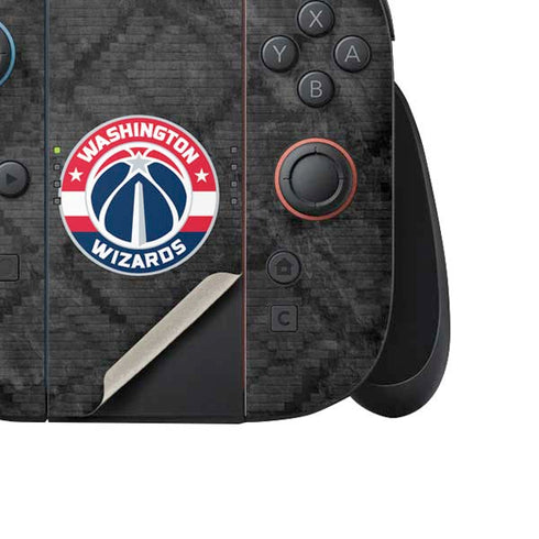 NBA Washington Wizards Black Rust Nintendo Switch 2 (2025) Joy-Con Controller Skin