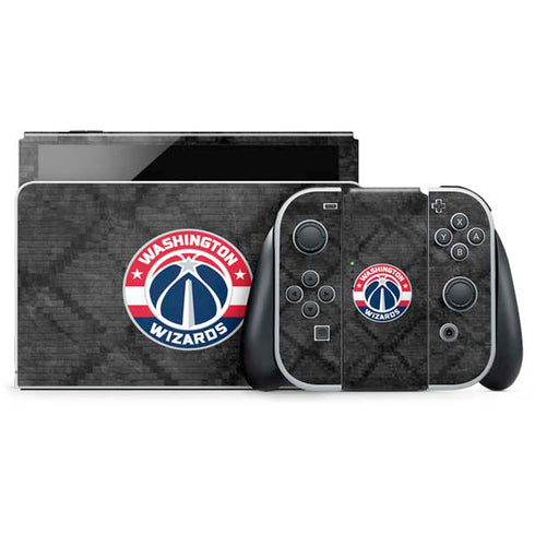 NBA Washington Wizards Black Rust Nintendo Skins