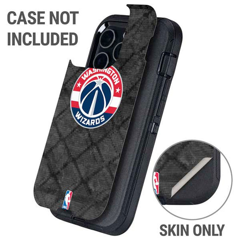 NBA Washington Wizards Black Rust Otterbox Defender iPhone Skin