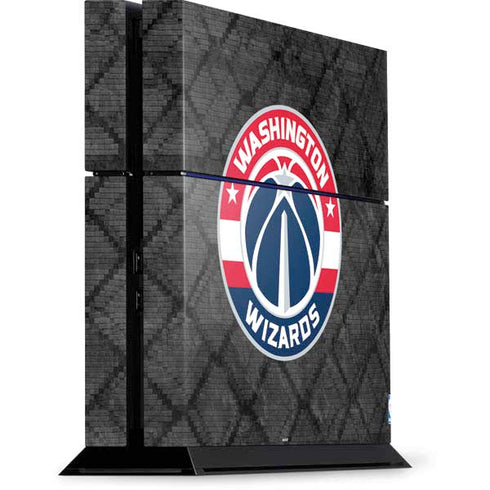 NBA Washington Wizards Black Rust PS4 Console Skin